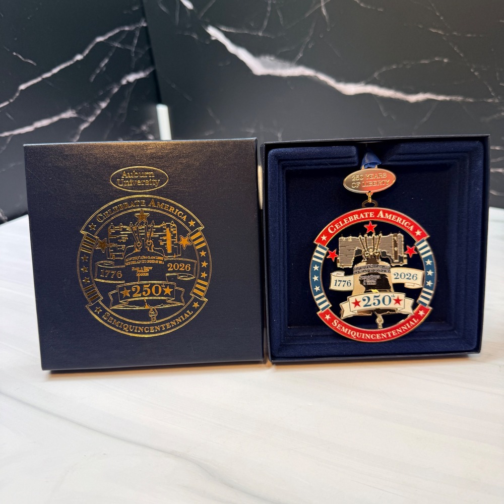 Beacon Design 250 Years Liberty 2026 Ornament 24K Gold Finish Brass USA